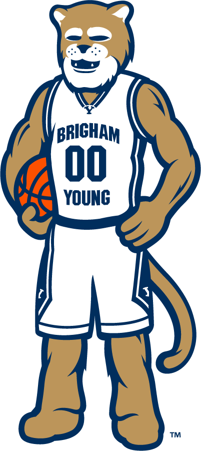 Brigham Young Cougars 2010-Pres Mascot Logo t shirts iron on transfers